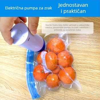Vakuumske vrećice za pohranu hrane s ekstrakcijom zraka — kompresijske vrećice za kućnu upotrebu, PA+PE materijal