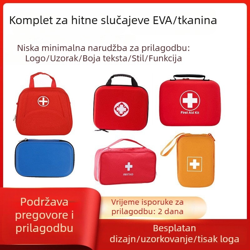 Set za hitne slučajeve sa zatvaračem i pojasom, medicinska skladišna torba, prenosni vanjski komplet za preživljavanje