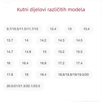Aluminijski kutni dio za vrata i prozore, 201 nehrđajući čelik, plosnati spojni komad za fiksni kut – hardver