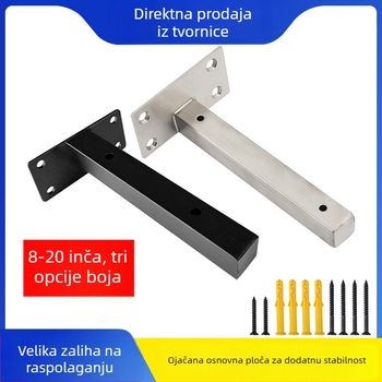 Nosač za police od nehrđajućeg čelika za zid