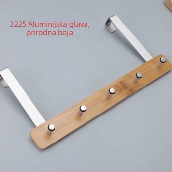 Ljepljive kukice od bambusa i drveta, bez bušenja, za kupaonicu i kuhinju