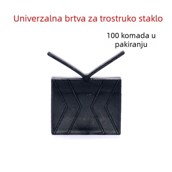 Univerzalni podizni blokovi od aluminijske legure i tvrde plastične distancere za ugradnju prozora s trostrukim staklom