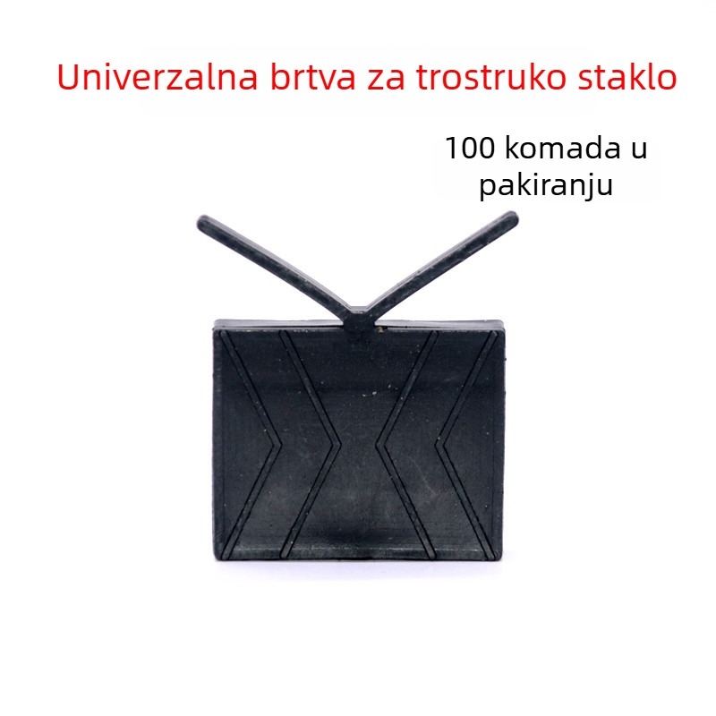 Univerzalni podizni blokovi od aluminijske legure i tvrde plastične distancere za ugradnju prozora s trostrukim staklom