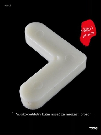 Staro stil aluminijski kut za mrežno prozorsko okno s ugrađenim plastičnim konektorom