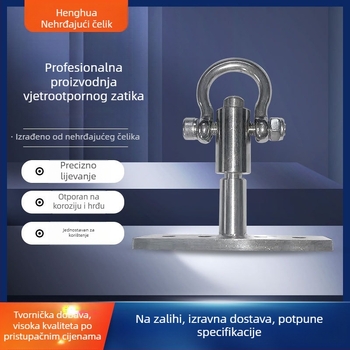 Prilagođeni nehrđajući čelik 304/316 – vjetrootporn zatvarač za mašine za čišćenje fasadnih prozora, pribor s čvrstim šiljkom i sigurnosnom kopčom