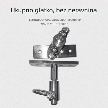 Prilagođeni nehrđajući čelik 304/316 – vjetrootporn zatvarač za mašine za čišćenje fasadnih prozora, pribor s čvrstim šiljkom i sigurnosnom kopčom