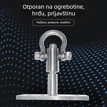Prilagođeni nehrđajući čelik 304/316 – vjetrootporn zatvarač za mašine za čišćenje fasadnih prozora, pribor s čvrstim šiljkom i sigurnosnom kopčom