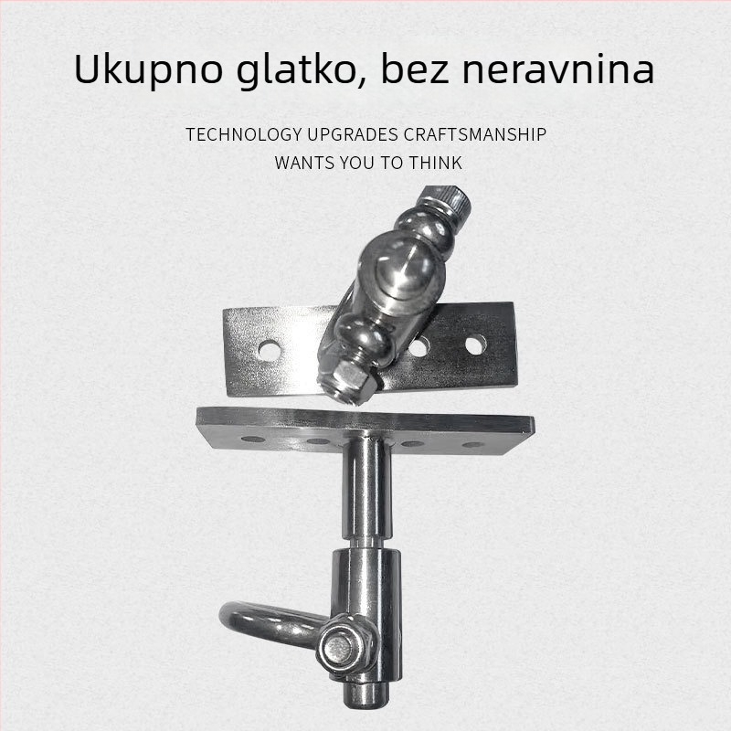 Prilagođeni nehrđajući čelik 304/316 – vjetrootporn zatvarač za mašine za čišćenje fasadnih prozora, pribor s čvrstim šiljkom i sigurnosnom kopčom