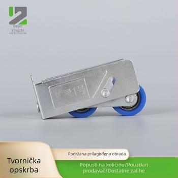 Aluminijska legura klizna vrata i prozori s vodilnom šinom i kotačima, 80# dvostruki kotači, hardver
