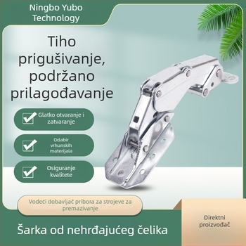 Šarka od cinkove legure s brušenim završnim slojem za hladnjak s dvjema vratima i zamrzivač