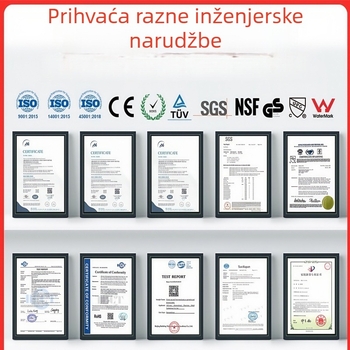 Anoush nehrđajući čelični vodonepropusni šarni za staklenu tuš kabinu, 304/316, po narudžbi
