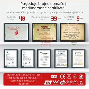 Prilagođena šarka od nehrđajućeg čelika za vrata hladnjaka, pećnica i zamrzivača