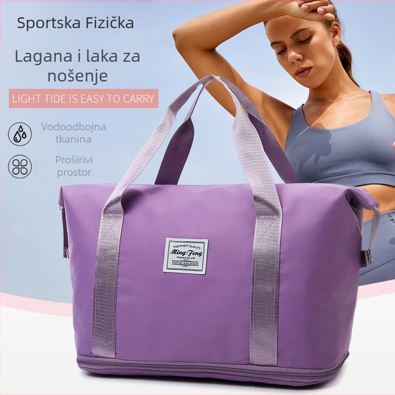 Torba za putovanje velikog kapaciteta za studente, lagana sportska i putna torba za kratka putovanja, praktična i prijenosna