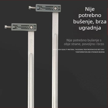 Aluminijski nosač prozora s ograničivačem i pozicionerom, europski stil