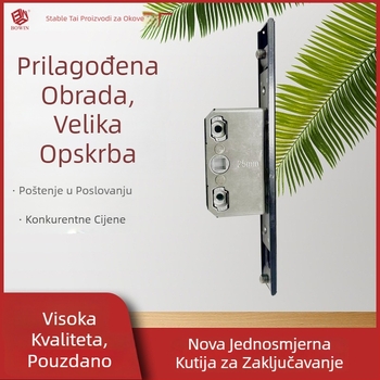 Nehrđajući čelični kut zaključavanja za krilni prozor, tiho djelovanje, 25 mm, integrirani kut zaključavanja s rešetkom od aluminija s termičkim prekidom