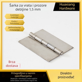 Šarke s ležajem za vrata i prozore od nehrđajućeg čelika, tih rad, ravno otvaranje, debljina 1,5 mm