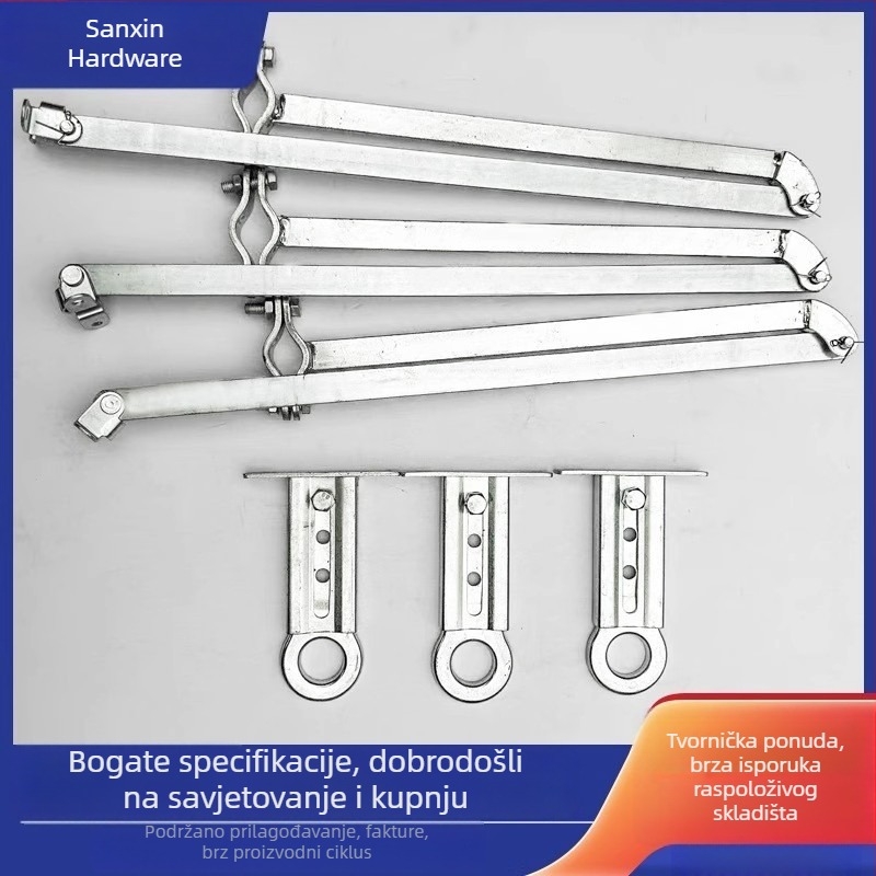 Aluminijski dodaci za mehanizam otvaranja prozora i nosači prozora