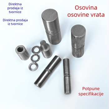 Željezni šarki za vrata s cilindričnom osovinom i ležajem
