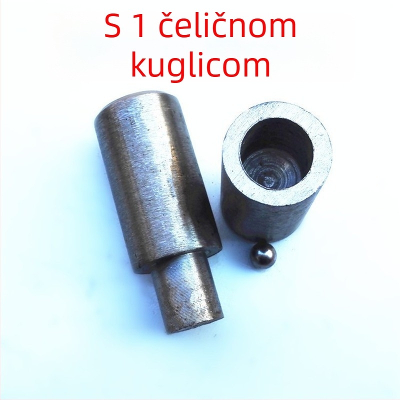 Željezni šarki za vrata s cilindričnom osovinom i ležajem