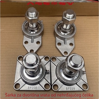 Osa promjera 25 mm od nehrđajućeg čelika za aluminijske dekorativne vrata, teški šarniri za dvorišnu kapiju vile