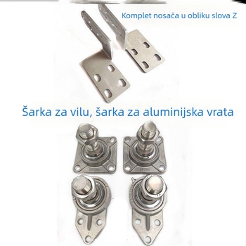 Osa promjera 25 mm od nehrđajućeg čelika za aluminijske dekorativne vrata, teški šarniri za dvorišnu kapiju vile