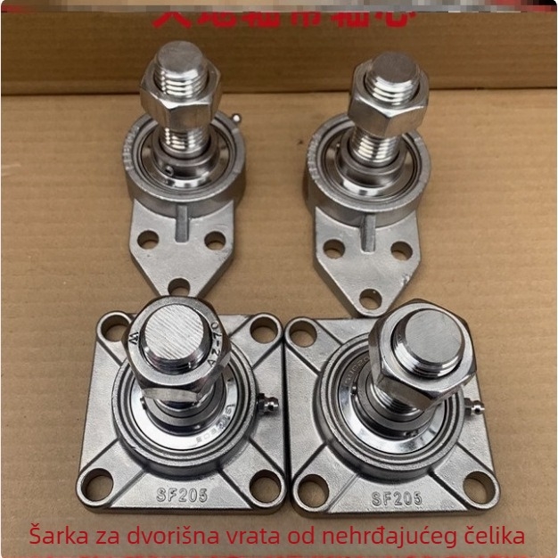 Osa promjera 25 mm od nehrđajućeg čelika za aluminijske dekorativne vrata, teški šarniri za dvorišnu kapiju vile
