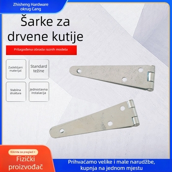 Galvanizirani šarke za drvene kutije, za vrata i prozore, sklopne i ravne šarke, brtna traka za spoj vrata
