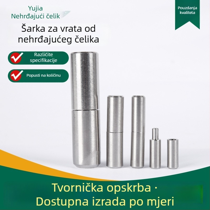 304 nehrđajući čelik — vratna os, zavareni šarniri, dvostruka vratna os