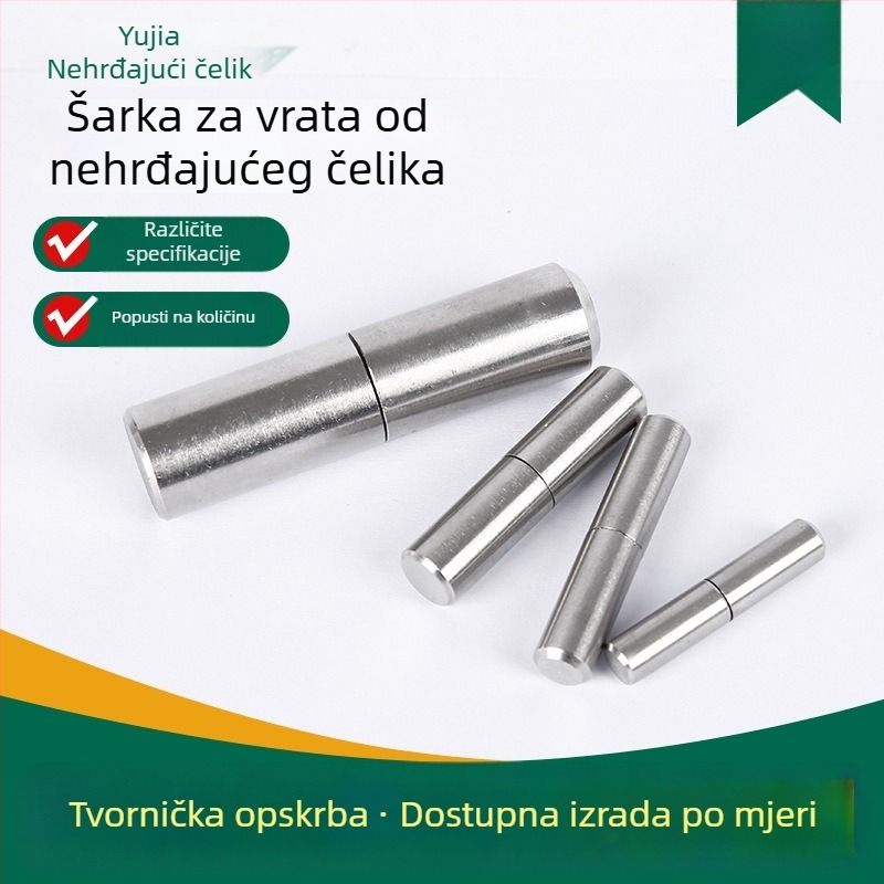 304 nehrđajući čelik — vratna os, zavareni šarniri, dvostruka vratna os