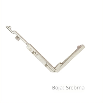 Aluminijski kutni aktuator za prozore s unutarnjim otvaranjem i unutarnjim preokretom, cinkova legura, model A1003, Juba, europski standard