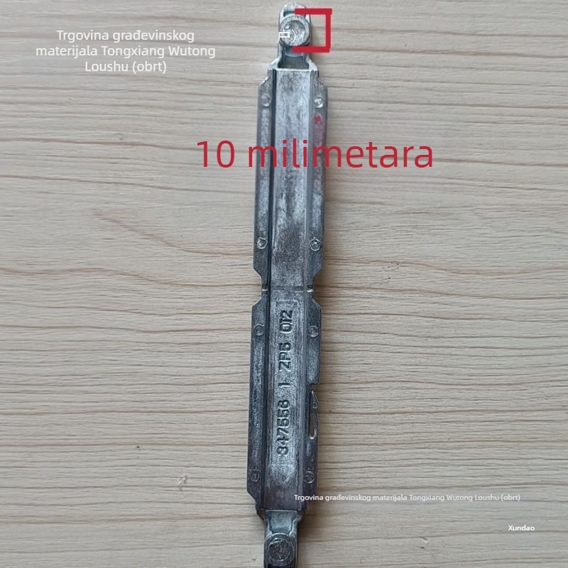 Aluminijski hardver Break Bridge za vrata i prozore: ravno otvaranje, gornje vješanje, unutarnje otvaranje, unutarnja nagiba – potrošni dijelovi