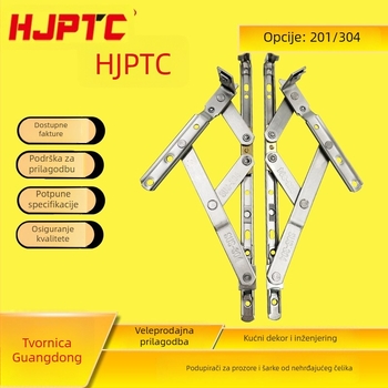 HJPTC Hopat 304 nehrđajući čelik, brza montaža šarki za vrata i prozore, hardverski pribor, držač prozora, moderan minimalistički stil