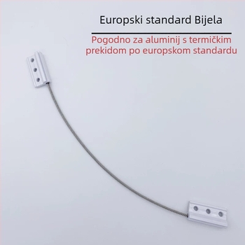 Uređaj protiv pada za prozor s aluminijskom legurom, anti-fall užet za kasetni prozor i anti-fall lanac od nehrđajućeg čelika