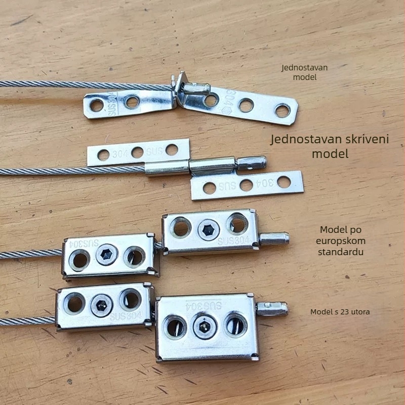 Uređaj protiv pada za prozor s aluminijskom legurom, anti-fall užet za kasetni prozor i anti-fall lanac od nehrđajućeg čelika