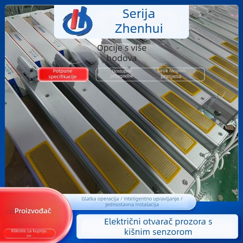Električni otvarač prozora s lancem i senzorom kiše, kontroler za krovni prozor i pametno daljinsko upravljanje za prozor za ispuštanje dima