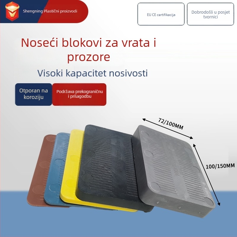 Prilagođeni čvrsti brtvni element za plastični vanjski okvir prozora i vrata, aluminijski okvir s termalnim prekidom