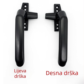 Velika kvaka za krilno prozorsko okno od aluminijske legure, za PVC-U prozore — hardver dodatna oprema