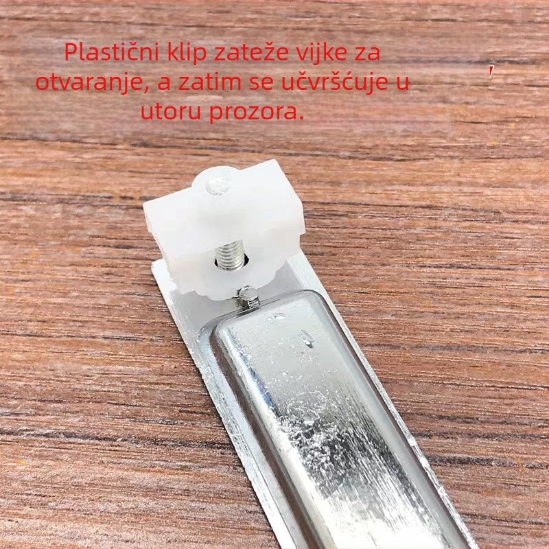 Model 73 višestruka zaštita automatska sigurnosna brava za klizne prozore – cinkova legura, moderni minimalistički dizajn, kuka brava