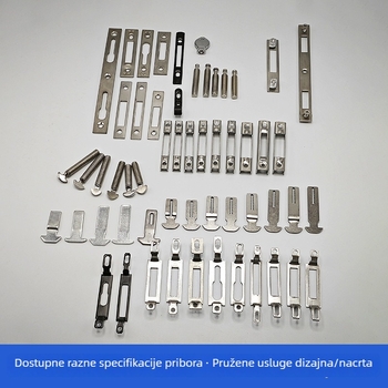 KOLLY zglobno zaključavanje s kukom od aluminijske legure za klizna vrata i prozore, s ključem, otvor 14/17/19, dječja sigurnost za klizni prozor
