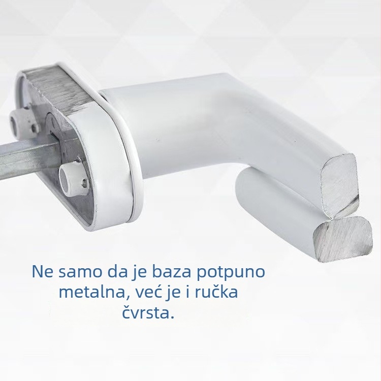 Debela plastično-čelična kvaka za prozore, s dječjim sigurnosnim zaključavanjem i ključem
