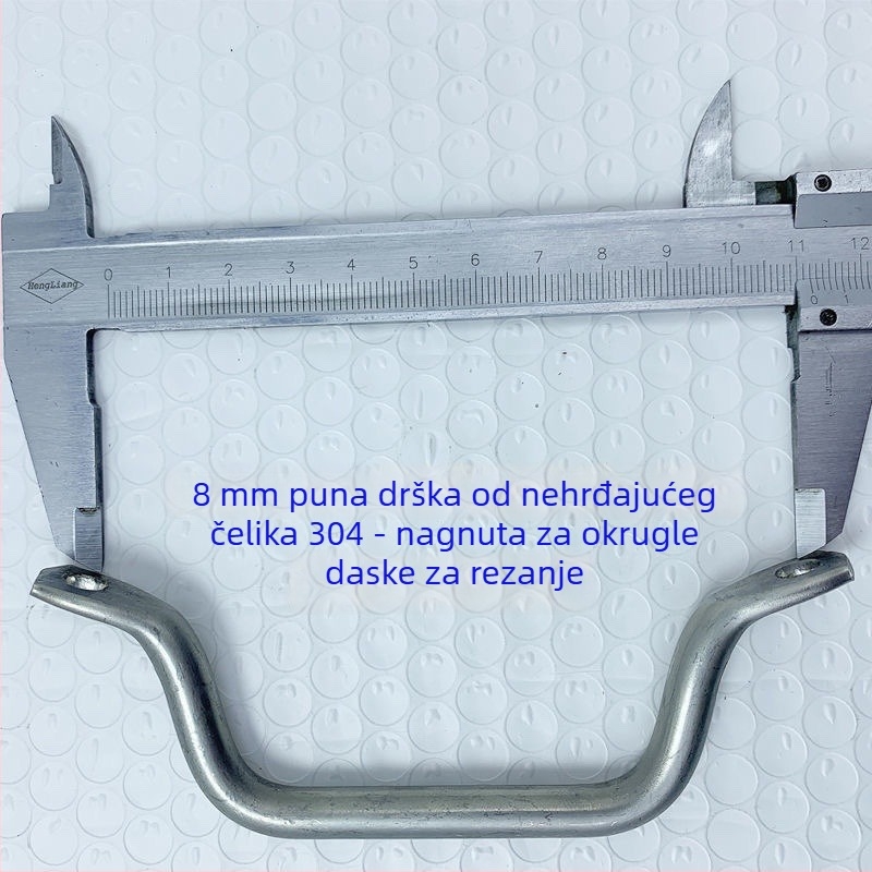 Ručka od nehrđajućeg čelika za dasku za rezanje, čvrsta, 8 mm