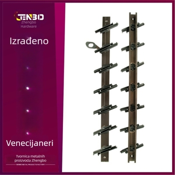 Držač žaluzija od aluminijske legure za kupaonicu s automatskim otvaranjem i ventilacijom