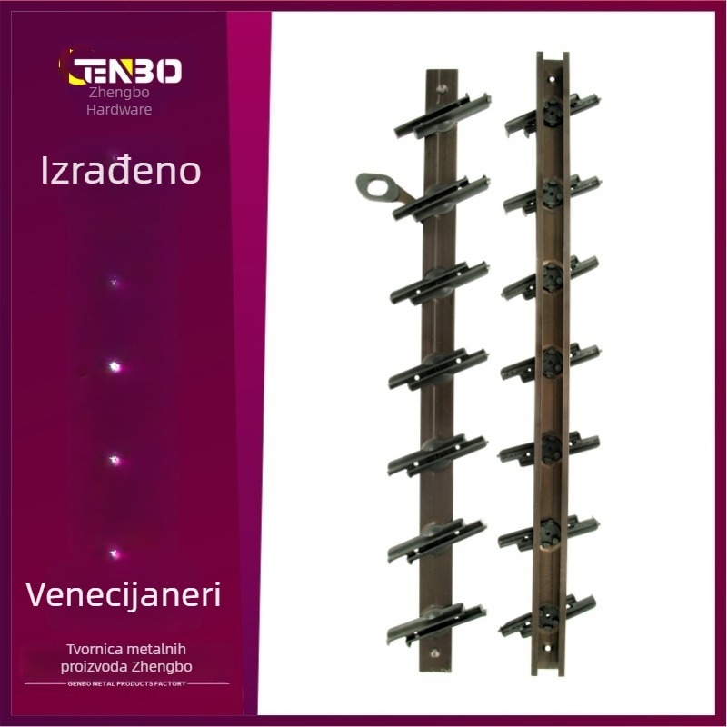 Držač žaluzija od aluminijske legure za kupaonicu s automatskim otvaranjem i ventilacijom
