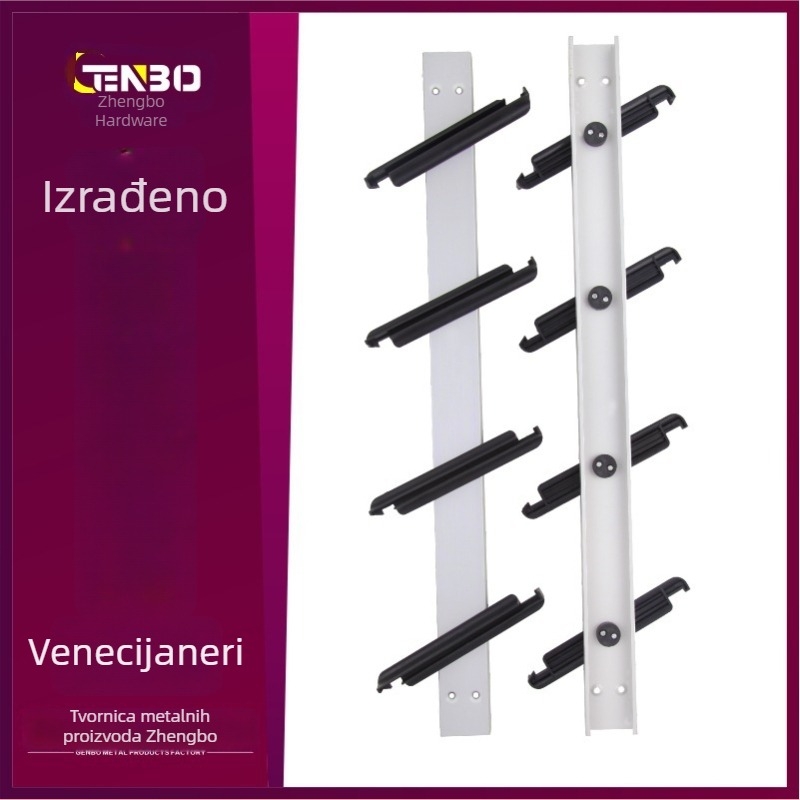 Držač žaluzija od aluminijske legure za kupaonicu s automatskim otvaranjem i ventilacijom