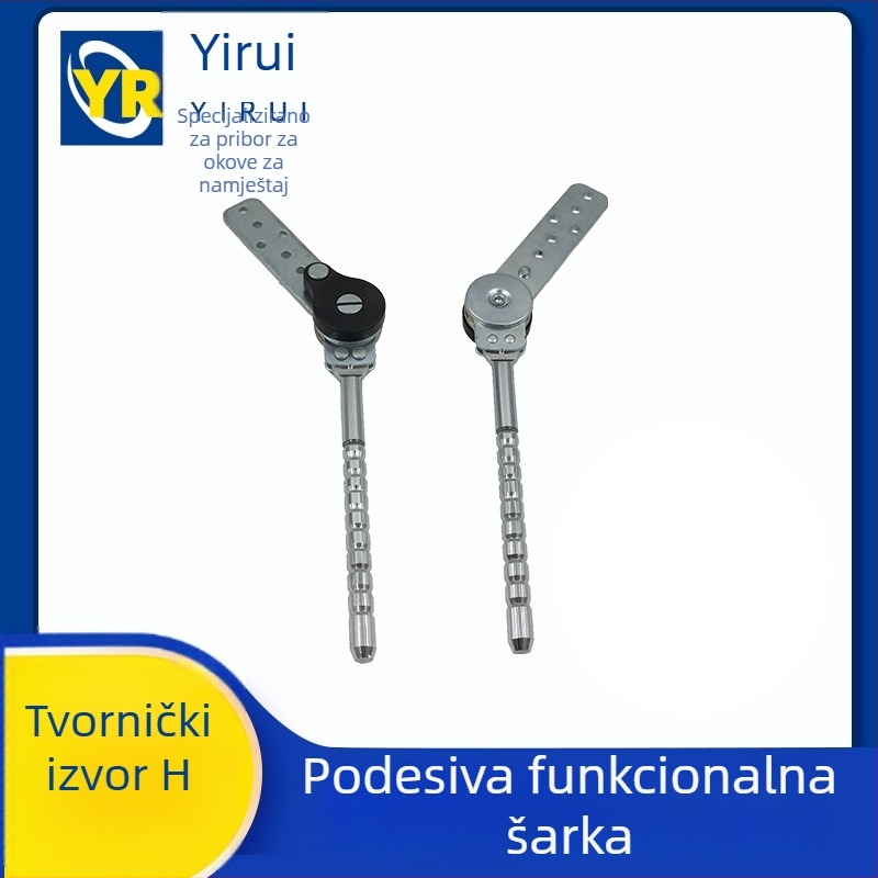 Funkcionalni šarnir za sofu s četiri otvora, jednostrani vijčani zub, prilagodljivi nasloni za glavu, hardver namještaja