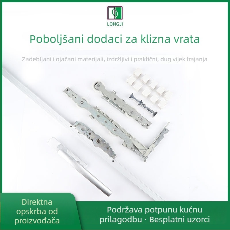 Teški mehanizmi za podizanje i klizna vrata, točkovi od aluminijske legure za klizna vrata i dijelovi sustava hardvera za klizna vrata