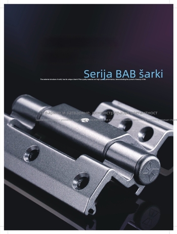 Aluminijska ručka za vrata i prozore — moderan minimalistički dizajn