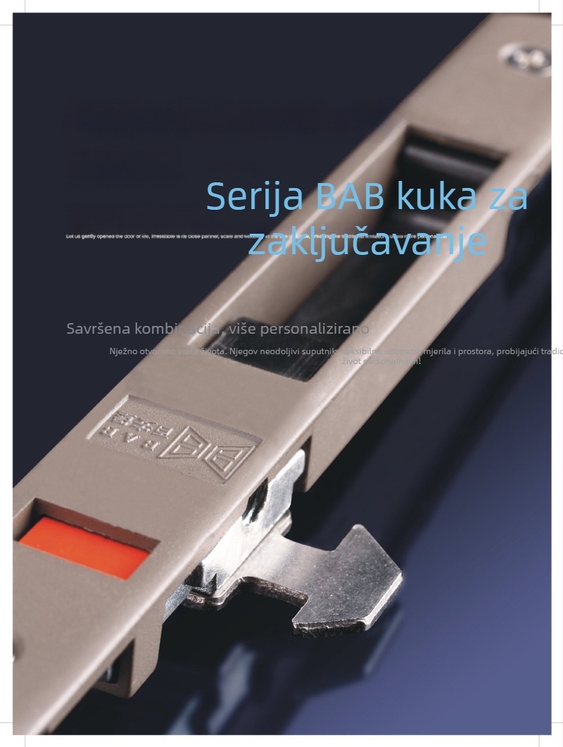 Aluminijska ručka za vrata i prozore — moderan minimalistički dizajn