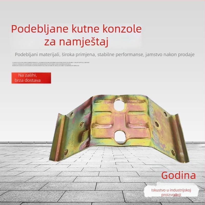 Debljani kutni držač za stol i spojnik noge stolice, metalni namještajni hardver