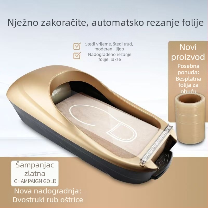 Inteligentni stroj za navlake za cipele, potpuno automatski, za kućnu upotrebu, jednokratne navlake za cipele, unutarnja kutija za navlake